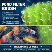 Jendfert 20 30 50 100 Pcs Professional Fish Pond Filter Brushes Easy to Use
