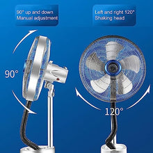 Cxlly Outdoor Misting Fan,Oscillating High-Velocity Outdoor Pedestal Misting Fan, Patio Fans for Outside, 120° Oscillation, Waterproof, Industrial Fan for Outdoor-ultrasonic Spray (Size : 20 inches)