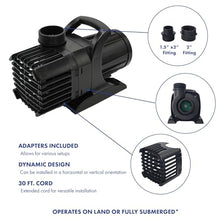 Monsoon 5200 GPH Hybrid Pond Pump 294 Watts 30 ft Cord