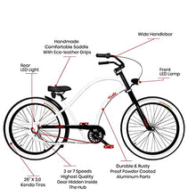 Vivelo Chopper Beach Cruiser for Men Complete Bike 7-Speed Storck