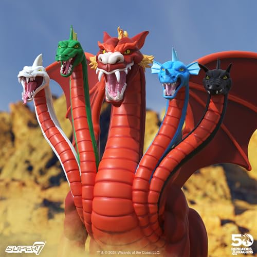 Super7 Dungeons & Dragons Tiamat 15" Action Figure Vintage Collectible Multicolor