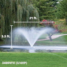Kasco Marine Aerating Fountain 3/4HP with Color-Changing LED Lights White