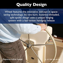 Lewmar 32" Folding Boat Steering Wheel Kit White