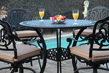 CBM Patio Elisabeth Collection Cast Aluminum 5 Piece 48" Bar Set SH342-4S CBM1290