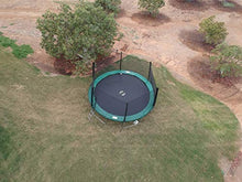 Galactic Xtreme 15 ft Round Trampoline with Net Black and Green