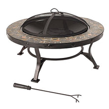 Pleasant Hearth OFW909RC Charlotte Slate Fire Pit