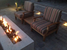 WholesaleTeakFurniture Luxurious 3 Piece Teak Sofa Chair Set - 2 Lounge Chairs & 1 Side Table
