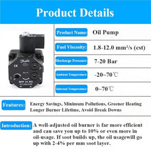 QIJUQKXI BFP21R5 BFP21L5 BFP21R3 BFP21L3 Oil Pump Diesel Burner Oil Pump with Burner Solenoid Valve Oil Burner Parts(BFP 21 L5)