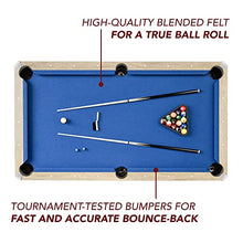 Hathaway Newport 7-ft Pool Table Combo Set with Benches Rustic Gray