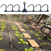 Outdoor Misting Cooling System Kit with Flexible Adjustable Nozzles & Flexible Misting Line & Filter, Patio Misters Mister System Drip Irrigation System for Outside Patio(Size:30m Tube+ 30 nozzles,)