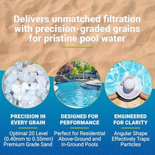 U.S. Silica Silurian 20 Grade Angular Pool Filter Sand, 50 lb Bag, 10-Pack