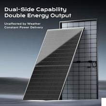 EPOCH 430W Bifacial Solar Panels,N-Type Class A 12/24 Volt Monocrystalline Solar Panel, High-Efficiency Waterproof Solar Module for RV Camping, Boat, Marine,Off-Grid