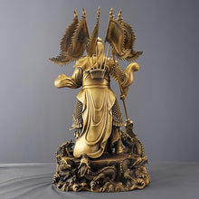 FENGSHUI-CAISHEN Guan Yu Statue Brass 41 Inch