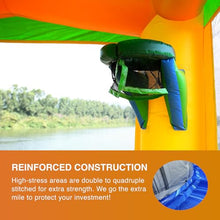 JumpOrange Commercial Grade Inflatable Jungle Zoo Bounce House 13'x13'