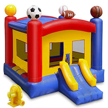 Cloud 9 Commercial Grade Sports Bounce House with Blower Multicolor