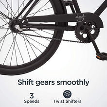 Schwinn Huron Adult Beach Cruiser Bike 3-Speed Black