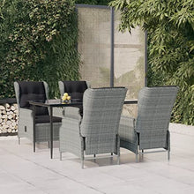 QINXIXINAIXI Garden Dining Set Light Grey Outdoor Sectional Sets Patio Furniture Set Poolside Furniture Set Outdoor Chair Set for Patio Deck Poolside Garden