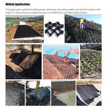 Geo Grid Geogrid Under Gravel Driveway 680 Sq Ft， Foldable Heavy Duty Ground Paver Grids for Erosion Control, Garden Subgrade Work Honeycomb Gravel Grid ( Color : H: 3.9 In , Size : 19.7x36.1ft/6x11m