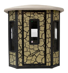 MUDDY Bull XL Box Blind Steel Wall Construction Cracked Mud Camo Multi