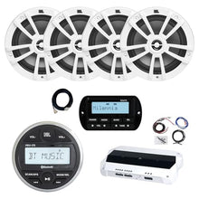 Enrock Marine JBL PRV-175 Marine Audio System with 4x 6.5" Speakers and Accessories White