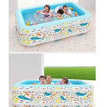 Automatic Inflatable Swimming Pool Thickened Baby Adult Home Paddling Pool Inflatable Kiddie Pool for Relax - Swimming Pool for Kids and Adults (3.05 meters)