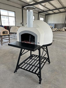 Vera Pizza Ovens Quello Lucido OP71 - Wood Fired Fibreglass Black Pizza Oven