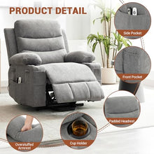 Garvee Oversized Power Lift Recliner Chair for Big and Tall with Wide Seat