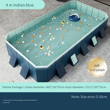 Foldable Swimming Pool Quick Drainage Large Dogs Bath Tub Collapsible PVC Adults Outdoor Swimming Pool for Outdoor,2.1m