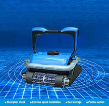 Automatic Swimming Pool Cleaner, Robot Vacuum Cleaner With Climbing Wall Swimming Pool, Two Larger Filter Baskets And 50 Foot Floating Cable, Easy To Clean The Swimming Pool On The Ground/floor