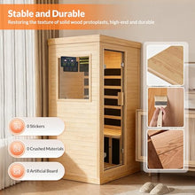 OUTEXER Infrared Sauna Home Sauna Spa Room Chilean Pine Wood 1200W 120v