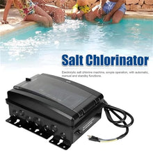 Swimming Pool Chlorinator, Salt Water Pool Chlorinator System 5/10/15/20/30/50G/H Salt Chlorine Machine Electronic Chlorine Generator for Swimming Tank Spa Pool Hot Tub Spa(20g/H)