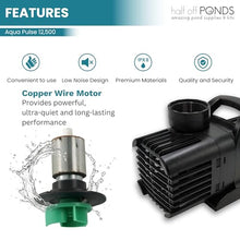Aqua Pulse Submersible Pond Pump, 12,500 GPH, 200 ft Quick Disconnect Cord