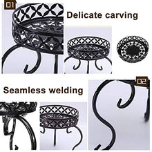 RWGOVLU Plant Stand Plant Rack Flower Shelf Garden Decor Flower Rack Wrought Iron Balcony Outdoor Indoor Pot Plant Stand Single Layer Metal Stand