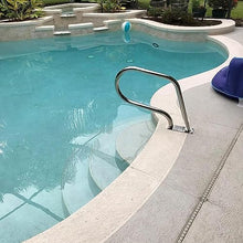 Handrails Made of 304 Stainless Steel, Safety Hand Rail High Load Capacity, Swimming Pool Handrail with Base Plate (1pcs)