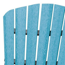 American Furniture Classics OS Home and Office Model 516ARB Fan Back Balcony Glider Made in The USA- Aruba, Black