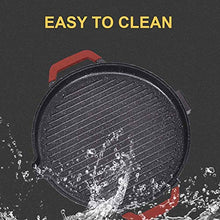 Round Grill Outdoor Charcoal Full Stainless Steel Korean Smokeless Household Commercial Pan Fry