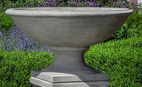 Campania International Beauport Urn, Grey Stone Finish