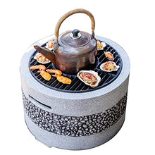 SLGGPJBU Outdoor Fire Pit Garden BBQ Grill Kit, Backyard Patio Garden Fireplace Camping Outdoor Heating, Campfire Picnic Cooking Fire Pit, 55.5cm