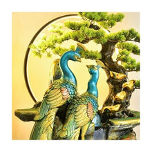 Outdoor Water Fountain Flowing Water Ornament, Floor Standing Decorative Vase for Living Room, Entrance Door or Next to Tv Cabinet(Large)