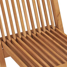 RJPLMFV Folding Patio Chairs 8 pcs Solid Teak Wood Outdoor Chairs Balcony Chair Deck Chairs for Gardens, courtyards