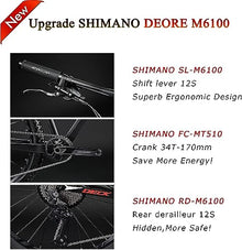 KOOTU Mountain Bicycle Carbon Fiber MTB 27.5/29 inch Shimano DEORE M6100