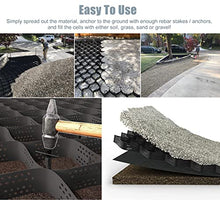 LWJQRSP Gravel Stabilizer Grid, Polyethylene Ground Grid, Non-Slip Soil Grate for Retaining Walls, Slopes, Pathways, Paddoc – Foundat Work Solut