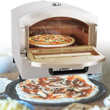 Pizza Oven Outdoor Gas Pizza Oven 12" Multi-function Pizza Oven, Portable Pizza Maker Oven Grill for Outside,Gas