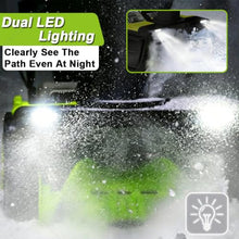 Snow Blower Cordless 3500 W,Hand Push Snow Sweeper 2Batteries