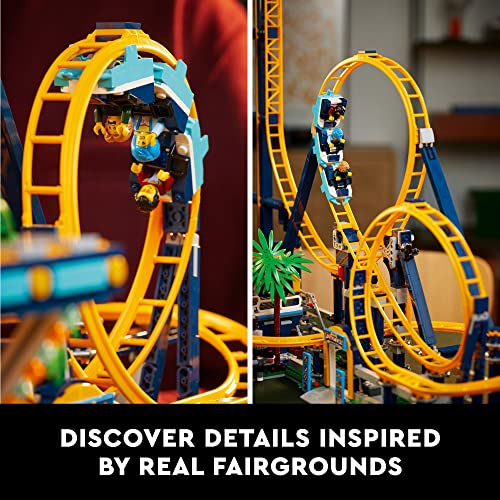 LEGO Icons Loop Coaster Set 10303 Model Building Kit Multicolor