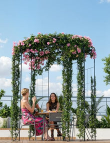 Romantic 8.8FT Black Birdcage Arbor - Metal Wedding Arch & Garden Pergola for Climbing Plants, Outdoor Ceremony Backdrop, Sturdy Patio & Backyard Decor