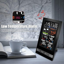 OREKPOT Weather Stations,5 in 1 Wireless Color Forecast LCD Display,Color Screen for Indoor Outdoor Thermo-Hygrometer Barometric Pressure Weather Station for Home