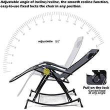 IIPOSAQQ Heavy Duty Zero Chairs | Garden Outdoor Patio Sun Loungers | Folding Reclining Chairs | Lounger Deck Chairs Beach Chairs Home Office Beach Chair