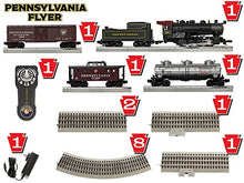 Lionel Pennsylvania Flyer Electric O Gauge Bluetooth 5.0 Train Set with Remote Multicolor