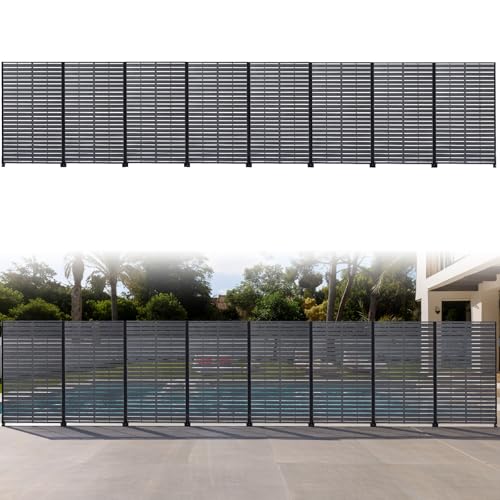 Trygoal 60" Privacy Screen Outdoor Privacy Fence Panel for Patio